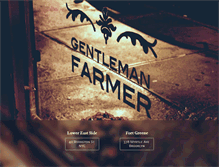 Tablet Screenshot of gentlemanfarmernyc.com